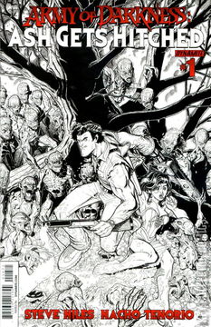 Variant Cover for Army of Darkness: Ash Gets Hitched #1