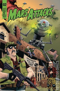 Variant Cover for Mars Attacks #2
