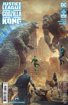 Variant Cover for Justice League vs. Godzilla vs. Kong #1