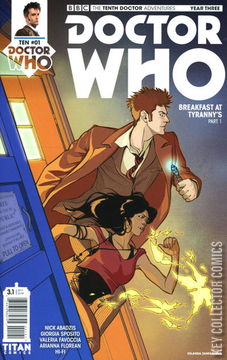 Variant Cover for Doctor Who: The Tenth Doctor - Year Three #1