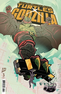 Variant Cover for Teenage Mutant Ninja Turtles x Godzilla #3