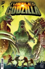 Cover for Teenage Mutant Ninja Turtles x Godzilla #4
