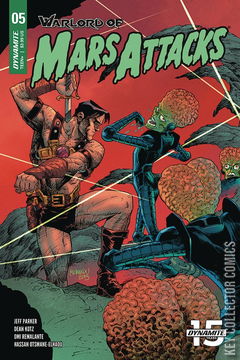 Variant Cover for Warlord of Mars Attacks #5
