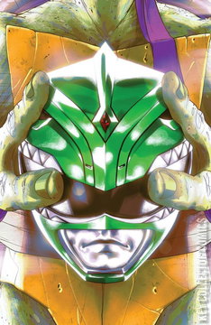 Variant Cover for Mighty Morphin Power Rangers / Teenage Mutant Ninja Turtles #5