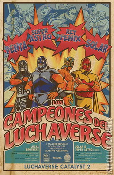 Variant Cover for Luchaverse: Catalyst #2