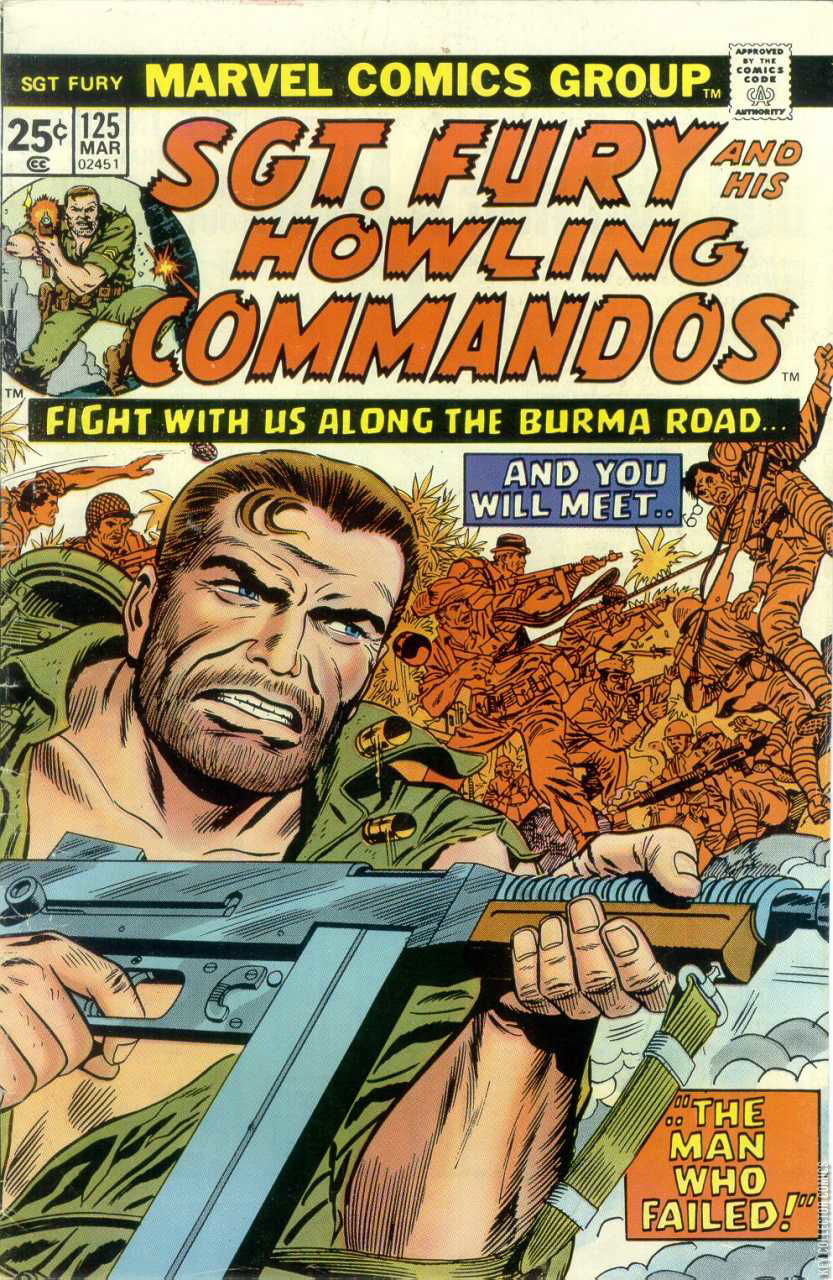 Cover art for Sgt. Fury and His Howling Commandos #125