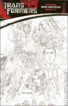 Variant Cover for Transformers Movie Adaptation #1