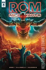 Cover for ROM and the Micronauts #4