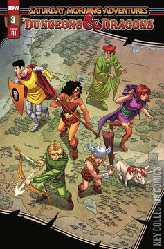 Variant Cover for Dungeons & Dragons: Saturday Morning Adventures #3