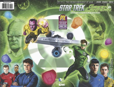 Variant Cover for Star Trek / Green Lantern: The Spectrum War #1