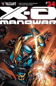 Variant Cover for X-O Manowar #34