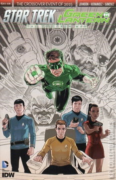 Variant Cover for Star Trek / Green Lantern: The Spectrum War #1