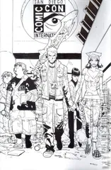Variant Cover for Fanboys vs. Zombies #4