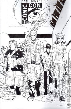 Variant Cover for Fanboys vs. Zombies #4