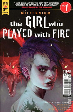 Variant Cover for Millennium: The Girl Who Played With Fire #1