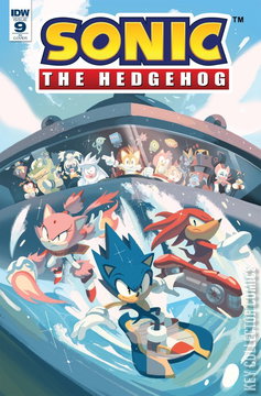 Variant Cover for Sonic the Hedgehog #9