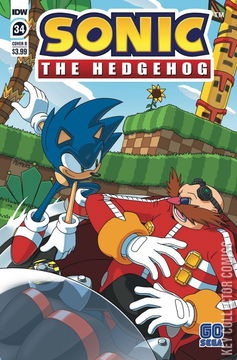 Variant Cover for Sonic the Hedgehog #34