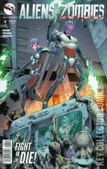 Cover for Aliens vs. Zombies #4