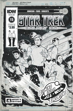 Variant Cover for Star Trek: Boldly Go #15