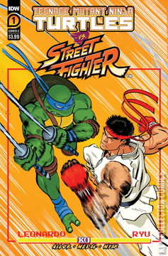 Variant Cover for Teenage Mutant Ninja Turtles vs. Street Fighter #1