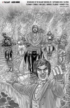 Variant Cover for Resurgence of the Valiant Universe #1