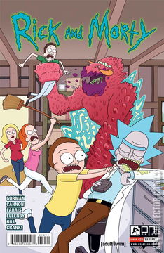Variant Cover for Rick and Morty #10