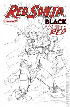 Variant Cover for Red Sonja: Black, White, Red #1