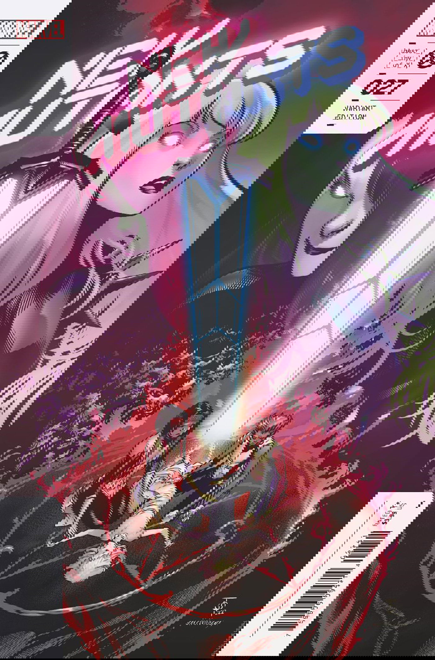 Variant Cover for New Mutants #27