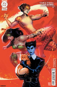 Variant Cover for Cheetah and Cheshire Rob the Justice League #3