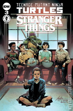 Variant Cover for Teenage Mutant Ninja Turtles / Stranger Things #3