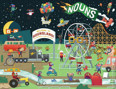 Variant Cover for Nouns: Nountown #1