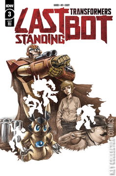 Variant Cover for Transformers: Last Bot Standing #3