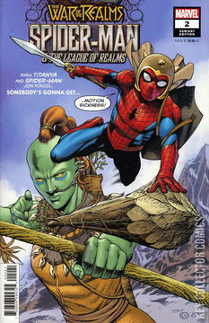 Variant Cover for War of the Realms: Spider-Man and the League of Realms #2