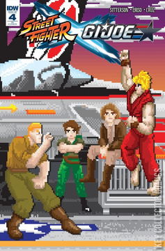 Variant Cover for Street Fighter X G.I. Joe #4
