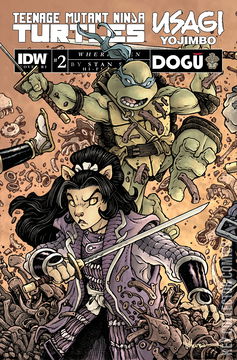 Variant Cover for Teenage Mutant Ninja Turtles / Usagi Yojimbo: WhereWhen #2