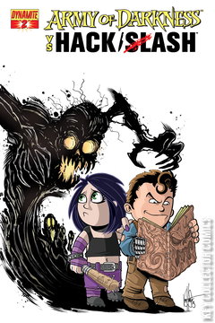 Variant Cover for Army of Darkness vs. Hack / Slash #2