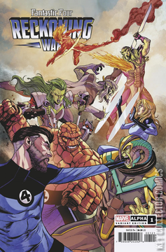 Variant Cover for Fantastic Four: Reckoning War Alpha #1