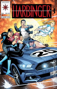 Variant Cover for Harbinger #25