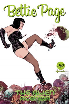 Variant Cover for Bettie Page: Alien Agenda #2