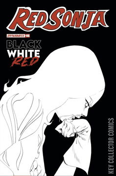Variant Cover for Red Sonja: Black, White, Red #6