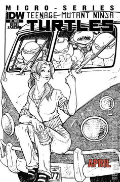 Variant Cover for Teenage Mutant Ninja Turtles Micro-Series #7