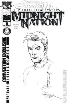 Variant Cover for Top Cow Classics in Black and White: Midnight Nation #1