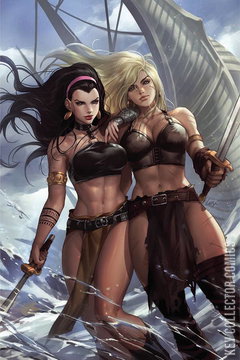 Variant Cover for Belit and Valeria: Swords vs. Sorcery #1