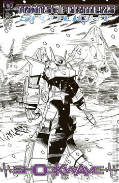 Variant Cover for Transformers Spotlight: Shockwave #1