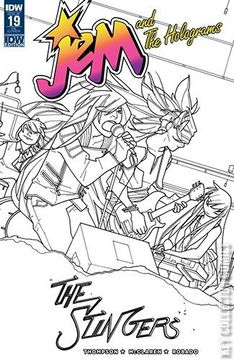 Variant Cover for Jem and The Holograms #20
