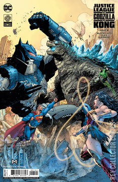 Variant Cover for Justice League vs. Godzilla vs. Kong #1