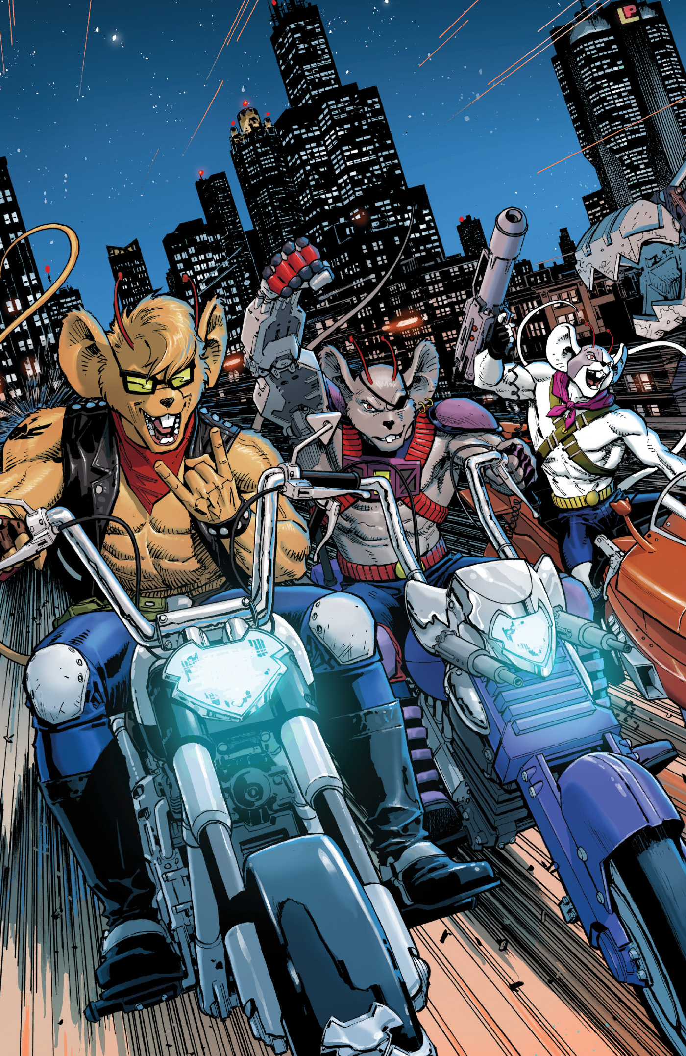Variant Cover for Biker Mice From Mars #1