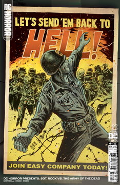 Variant Cover for DC Horror Presents: Sgt. Rock vs. The Army of the Dead #4