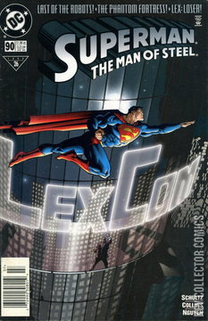 Variant Cover for Superman: The Man of Steel #90