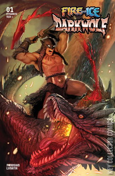Variant Cover for Fire and Ice: Darkwolf #1